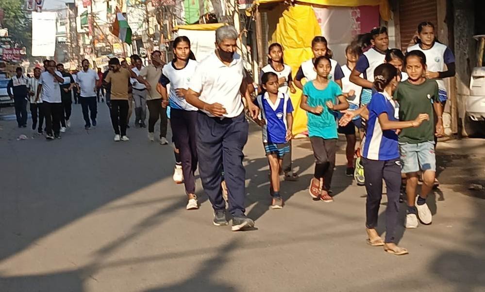 देवास में ‘’रन फॉर यूनिटी’’ का हुआ आयोजन