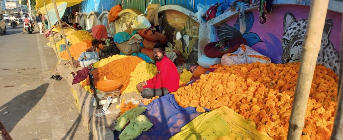 दीपावली पर गेंदे के फूलो की मांग, हर मार्ग पर सजी दुकानें – दीपावली पर लोकल फार वोकल का संदेश देते हुए किसान को करेंगे उन्नत