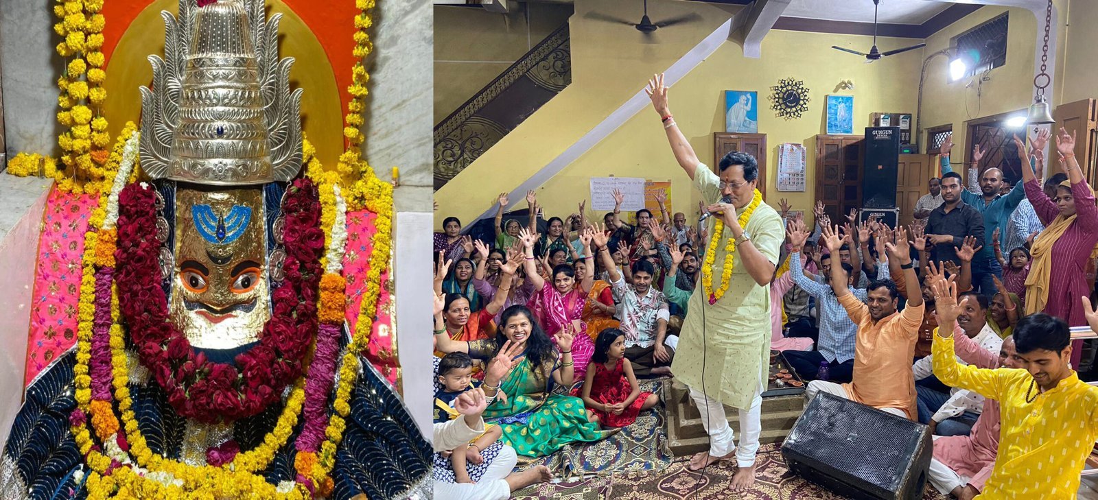 ऐसी लागी लगन मीरा हो गई मगन                            &nbsp;&nbsp;&nbsp;&nbsp;&nbsp;&nbsp;&nbsp;&nbsp; द्वारका मंत्री ने कर्ण प्रिय भजनों से समा बांधा