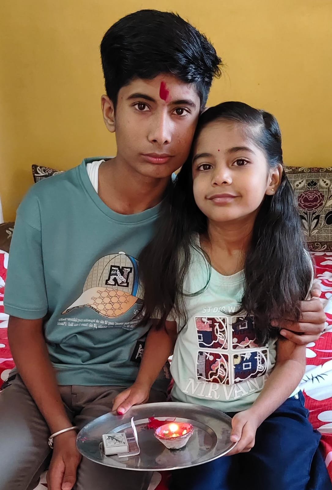 परंपरागत तरीके से मनाया भाईदूज का पर्व